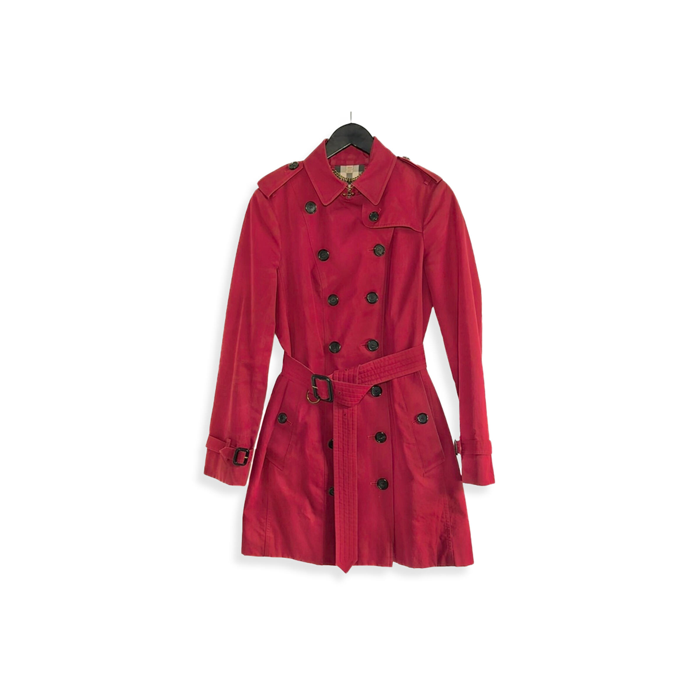 Bv*b*rry the sandringham red double breasted trench coat
